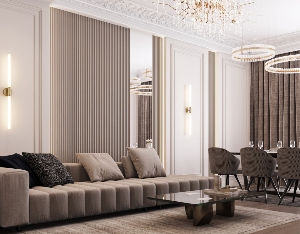 Гостиная со столовой