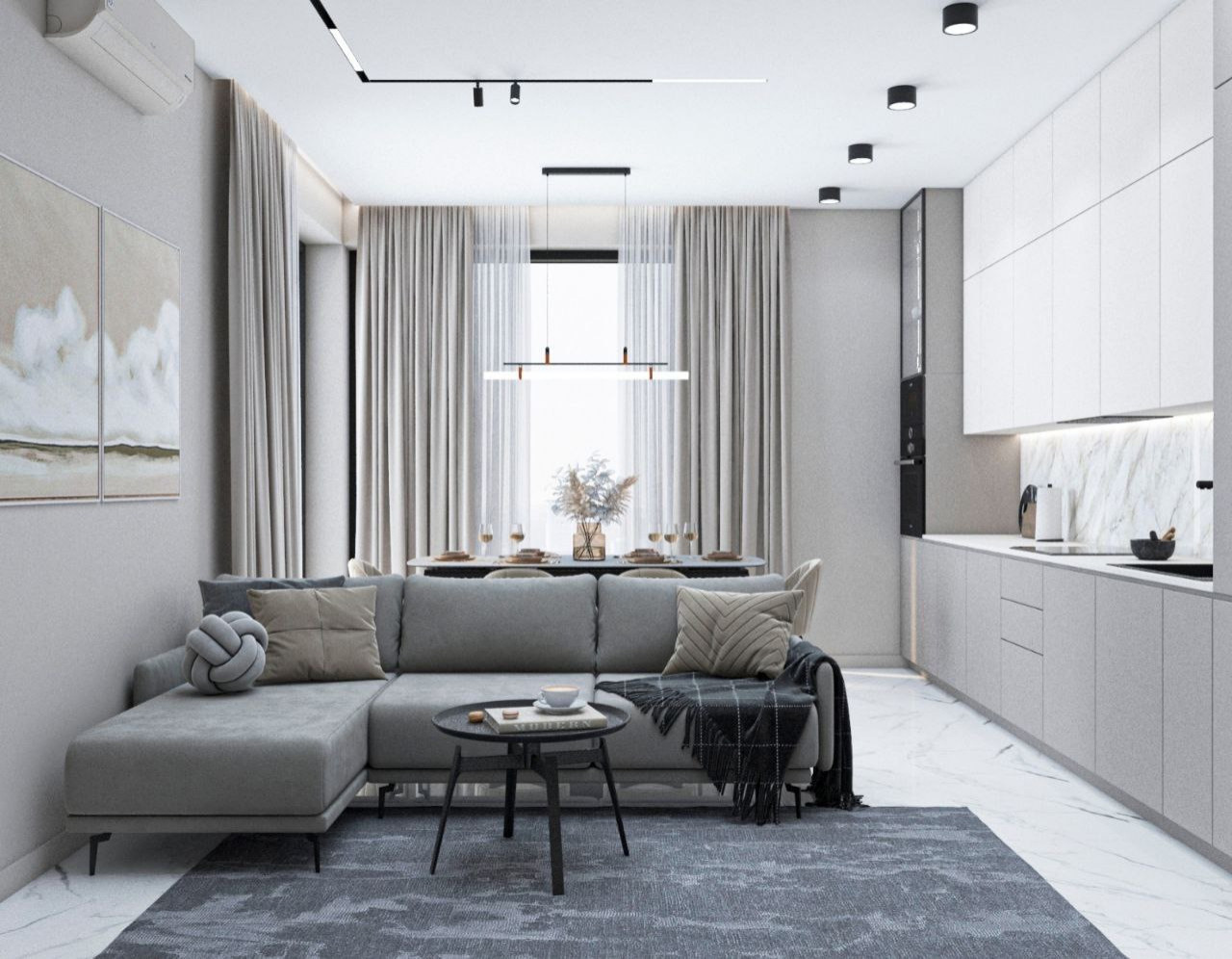 Евро трешка в ЖК Кокос