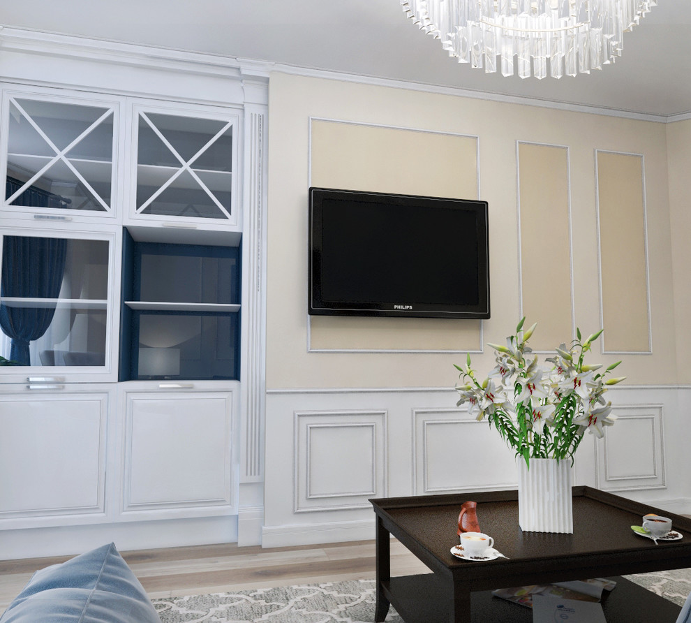 Дизайн гостиной в квартире | современная классика