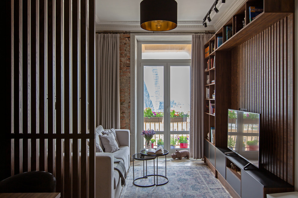 Квартира для молодой девушки с видом на Москву Сити