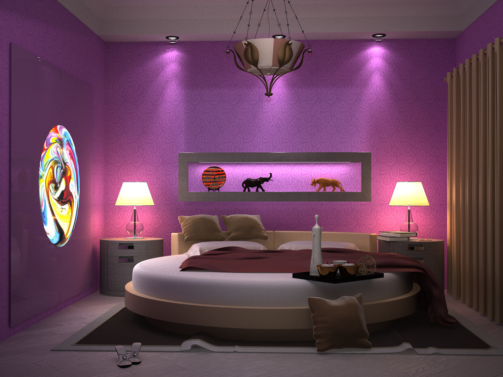 Спальня в квартире молодой женщины