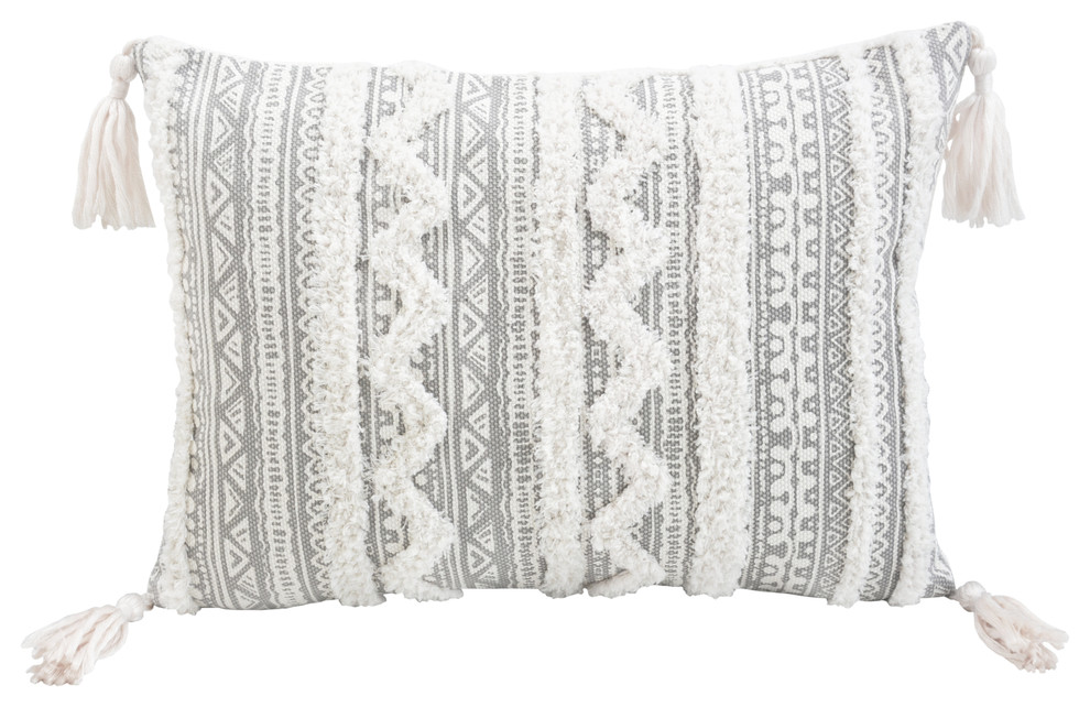 gray rectangle pillow