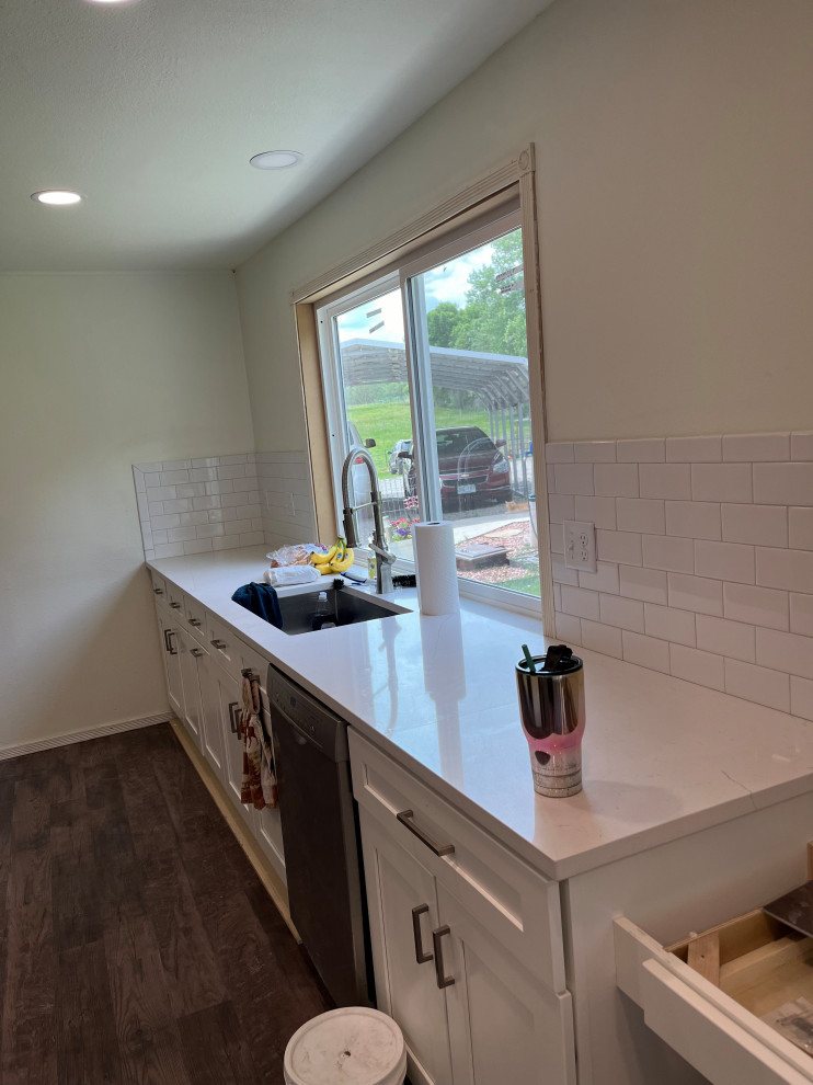 Inspiration for an eclectic home design remodel in Denver