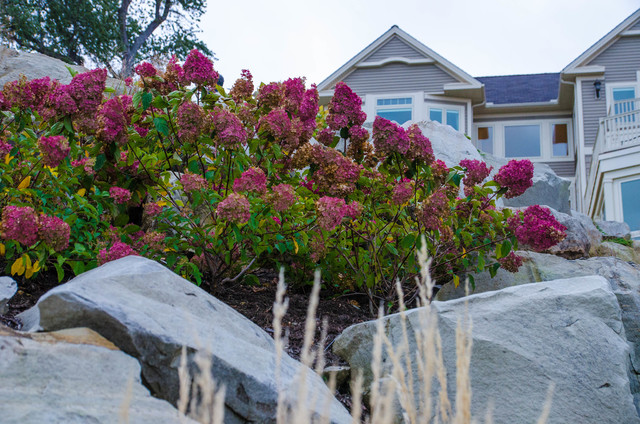 Lakeside Landscape - After american-traditional-garden