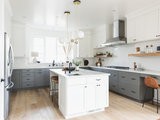 Transitional Kitchen by Cathie Hong Interiors
