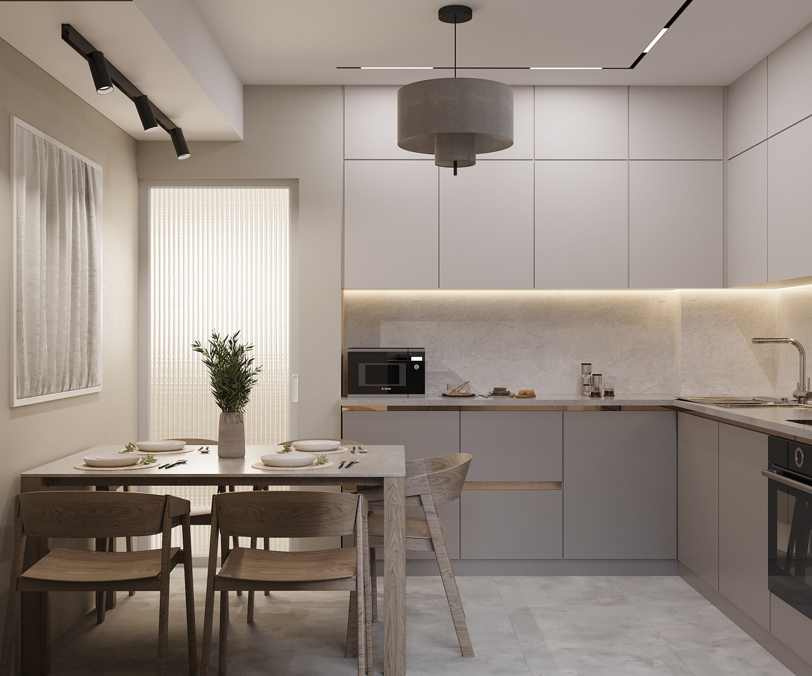 Кухня минимализм