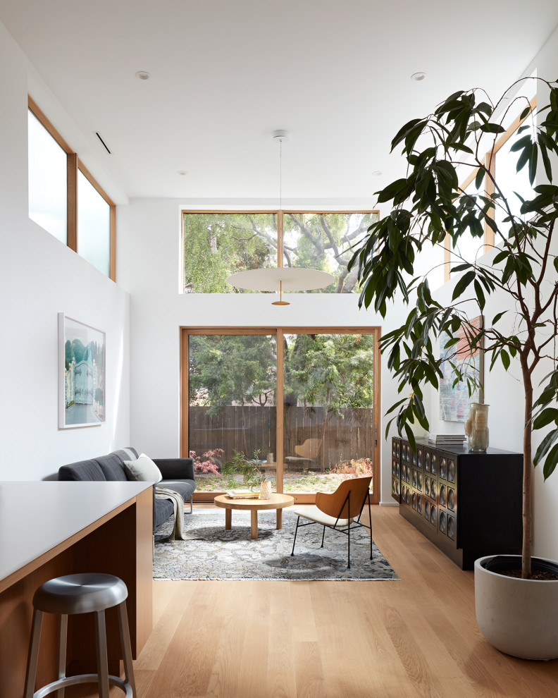 Living room - contemporary living room idea in San Francisco