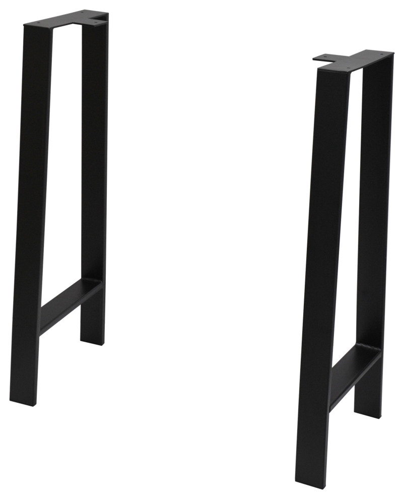 H Type Square Heavy Duty Table Legs, Set of 2, 32''