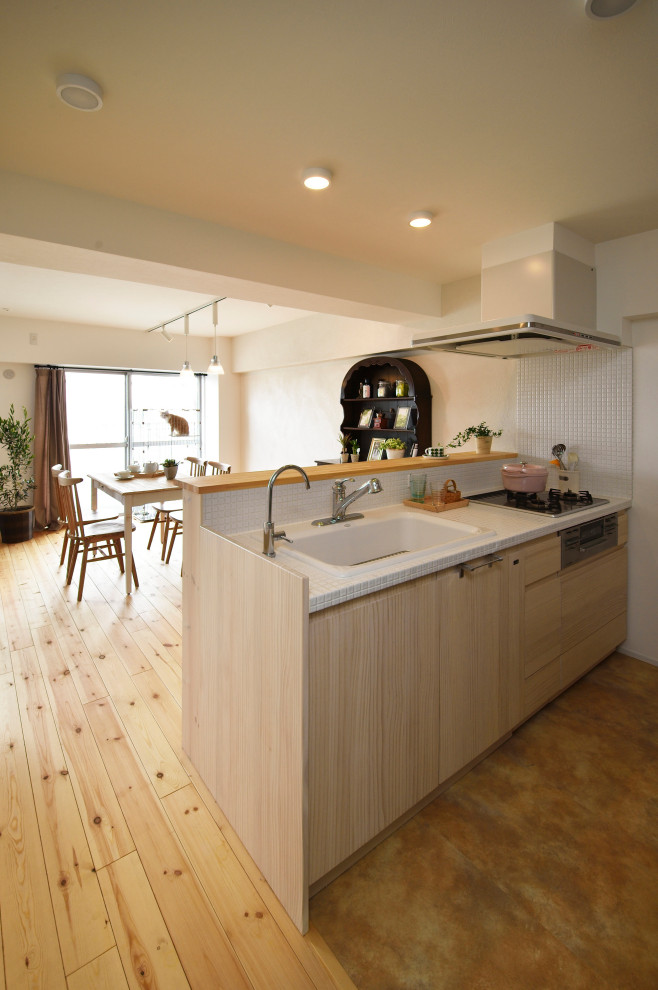 東京23区にあるおしゃれなキッチンの写真