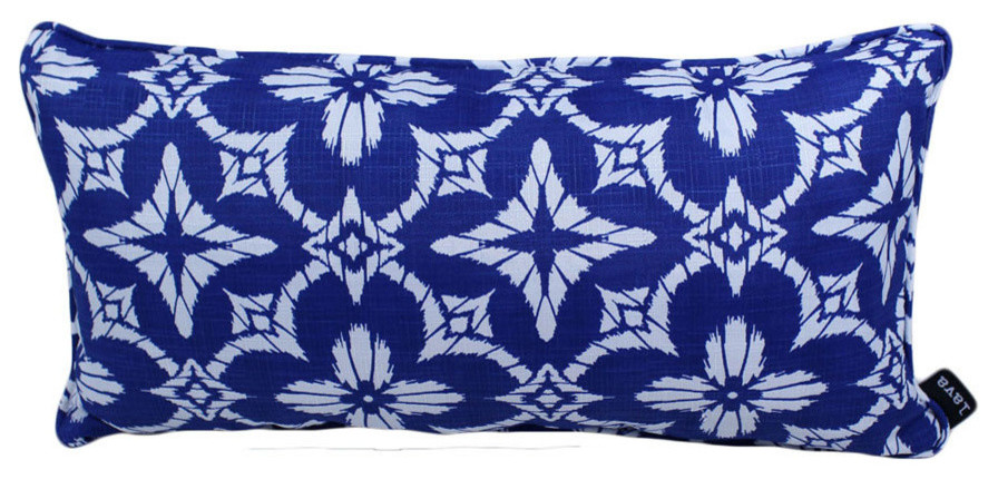 Outdoor Pillow Burst of Blue, 12"x24"