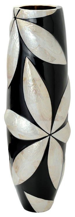 Kabibe Seashell Floor Vase