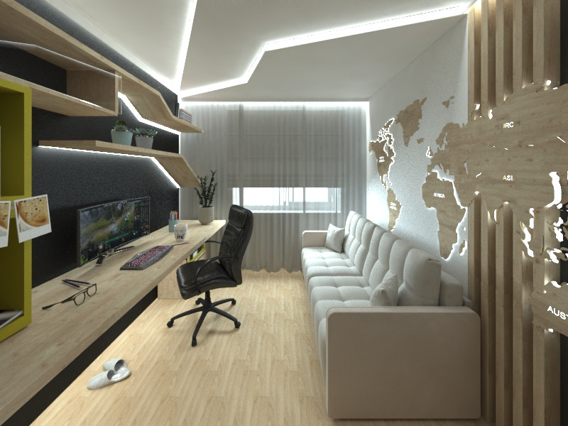 Рабочий кабинет для мужчины