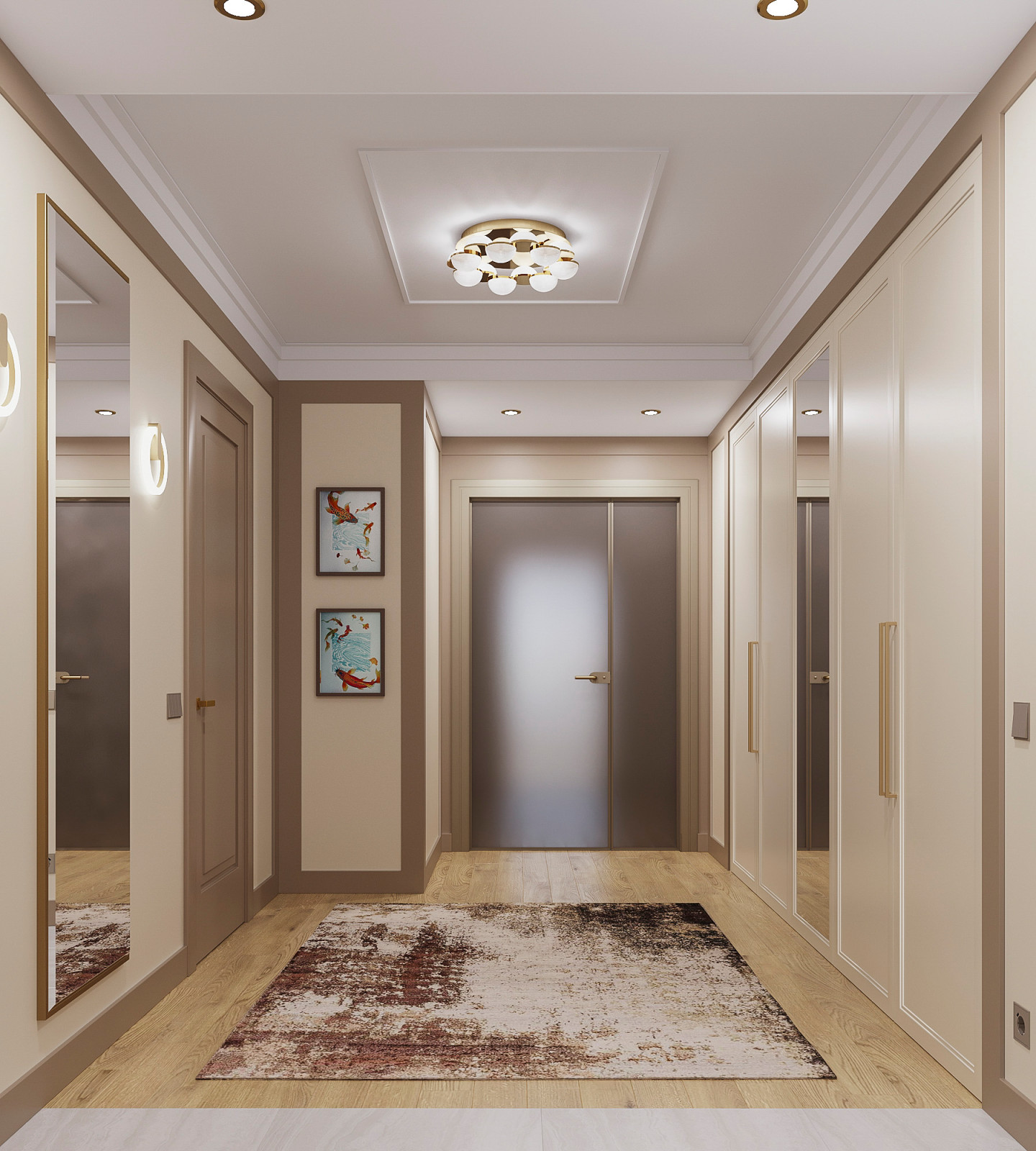 Кашемир беж. Квартира 130 кв.м. на Зоологической ул.