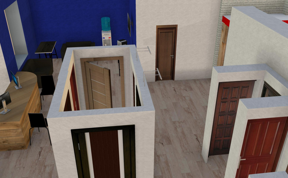 Дизайн салона дверей