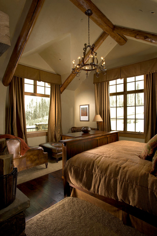 Mountain style bedroom photo in Denver