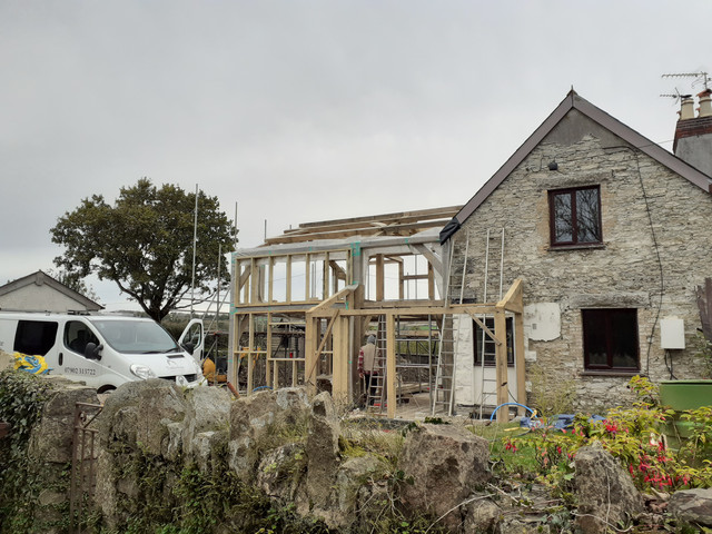 Two storey extension 