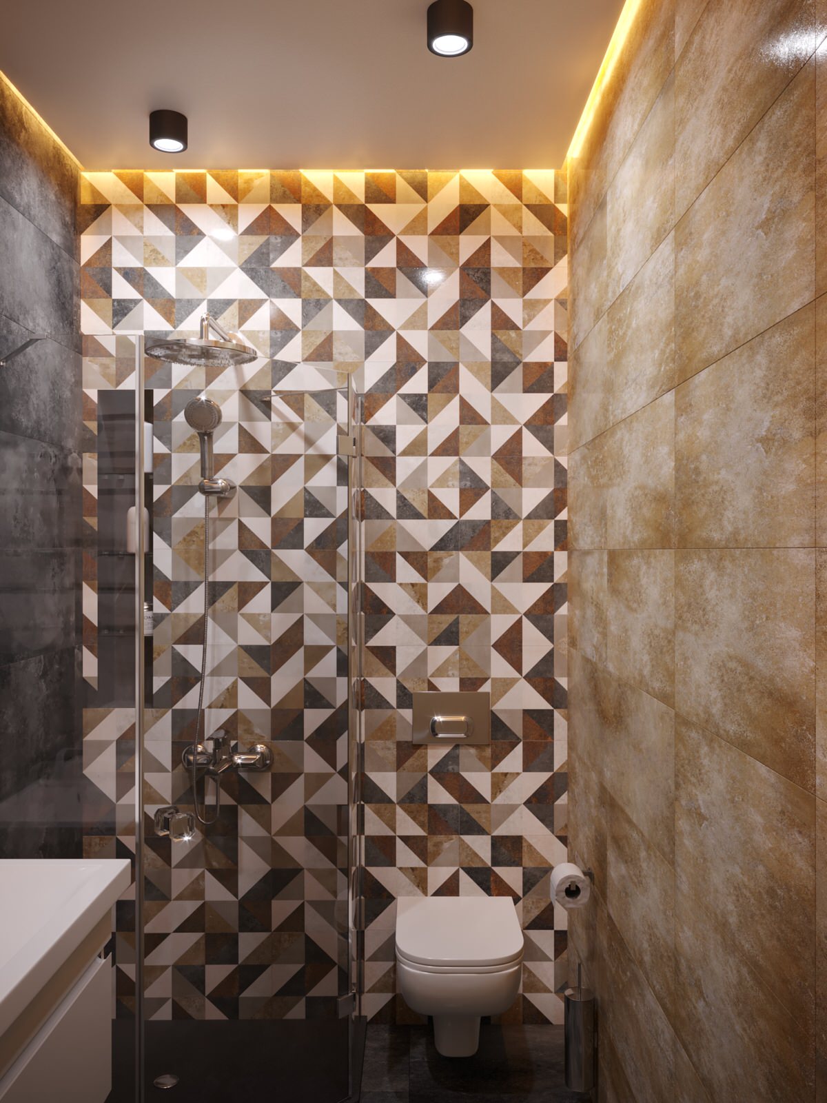 Дизайн-проект трехкомнатной квартиры.