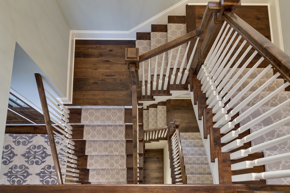 This is an example of a contemporary staircase in Minneapolis.