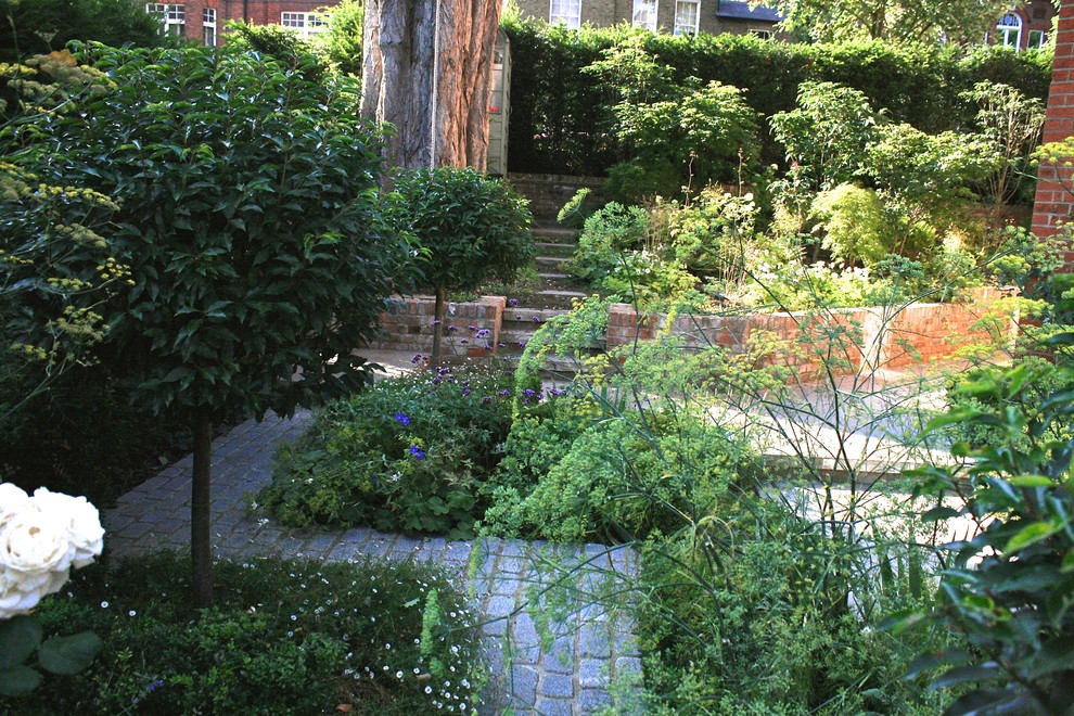This is an example of a romantic garden in London.