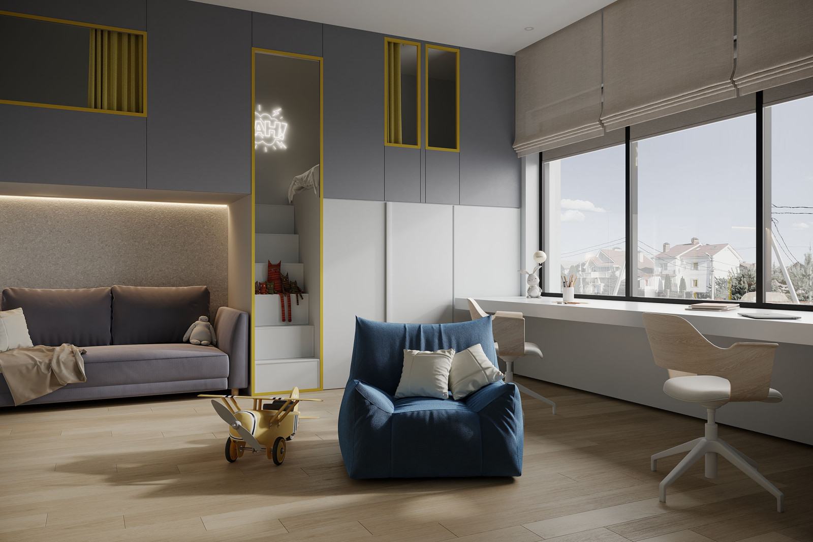 Спальня мальчика из проекта Ривьера