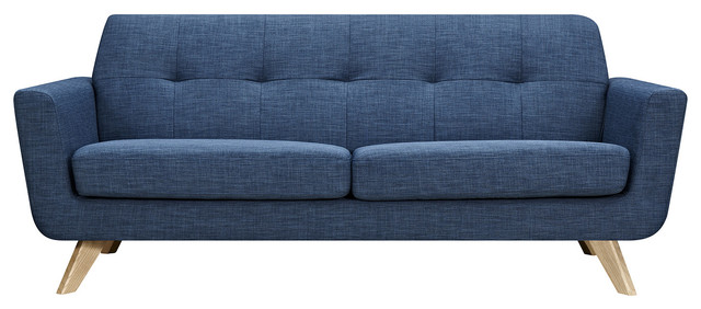 Stone Blue Dania Sofa Natural Midcentury Sofas By Nyekoncept Stone Blue Dania Sofa Natural
