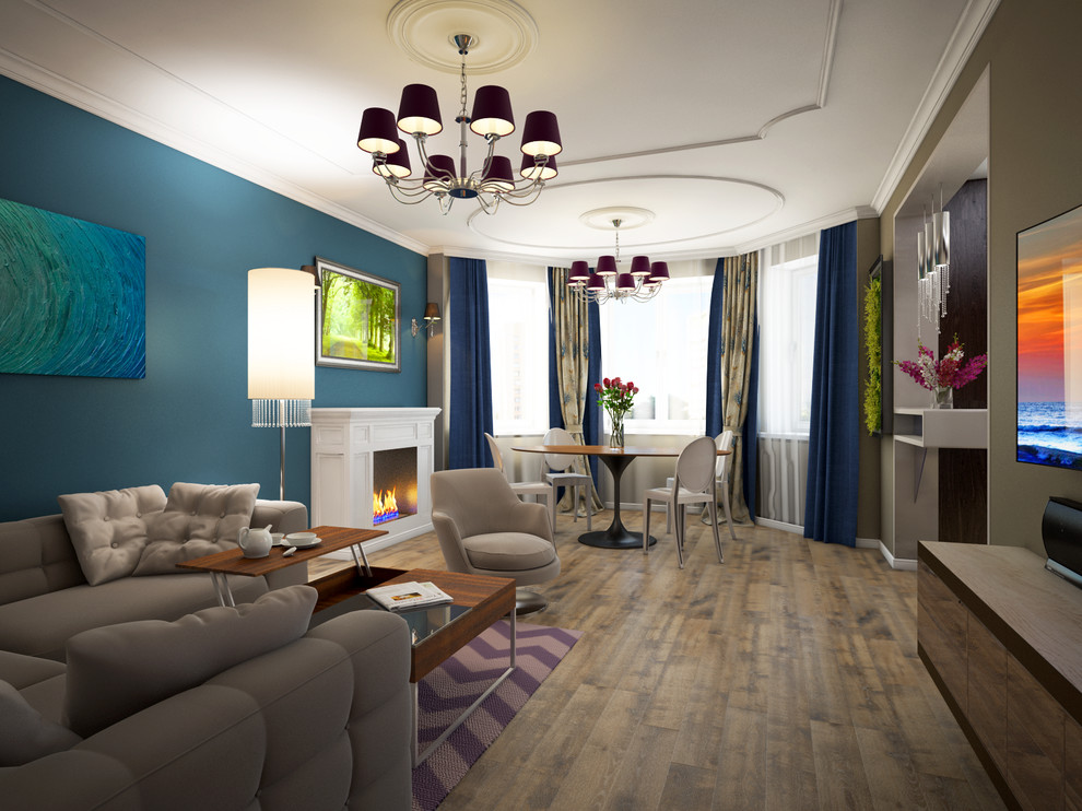 Квартира на ярославском шоссе. Гостиная.