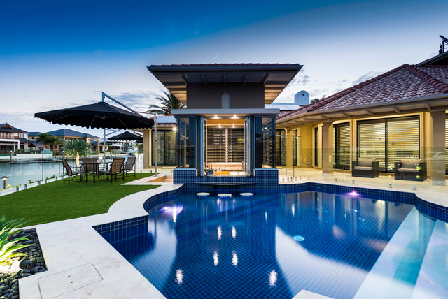 Sovereign Islands Project contemporary-pool