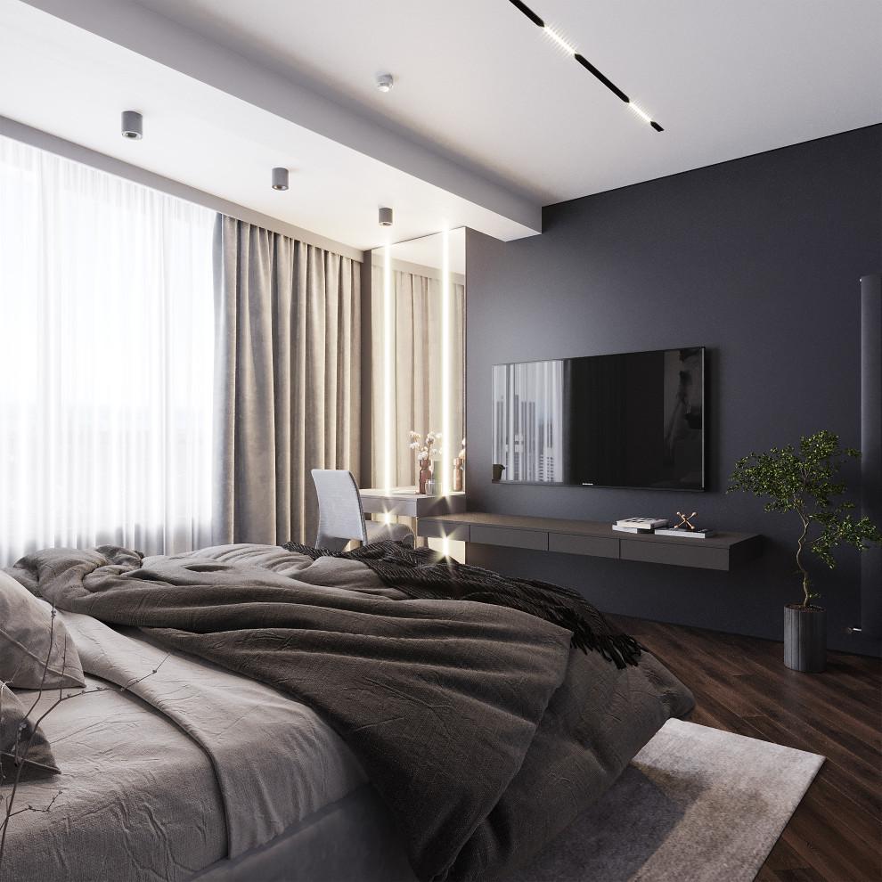 Контрастный проект квартиры в Кранодаре