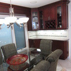 Transitional home design photo in New York