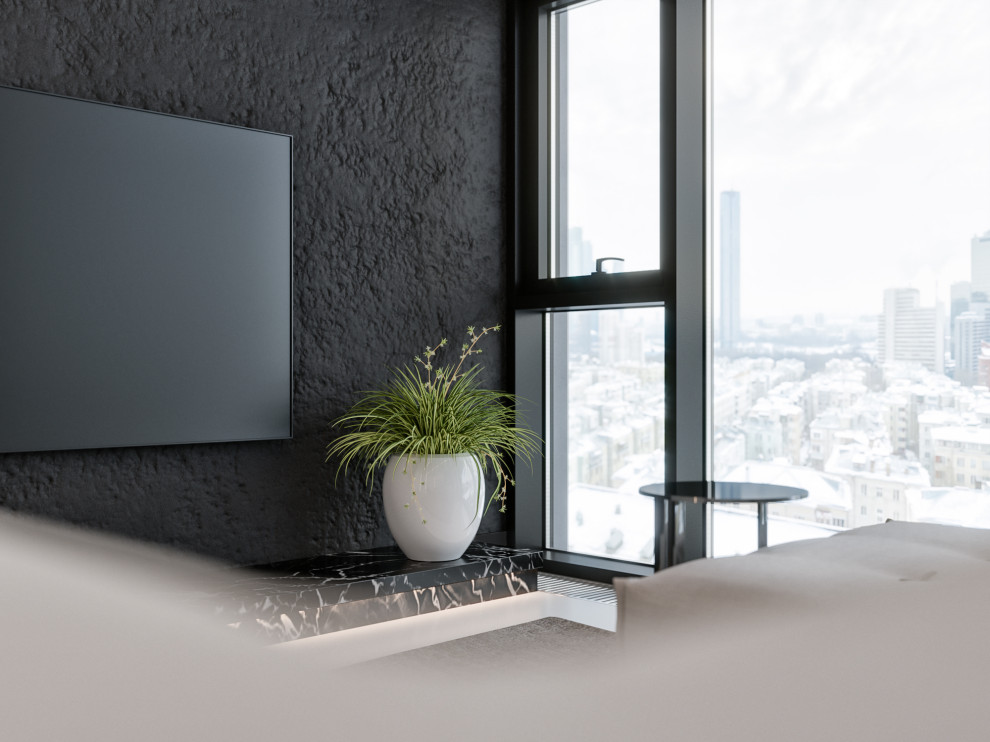 Белая квартира (гостиная)