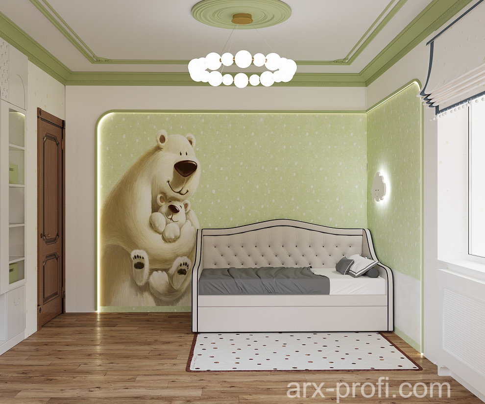 Проект детской комнаты на вырост