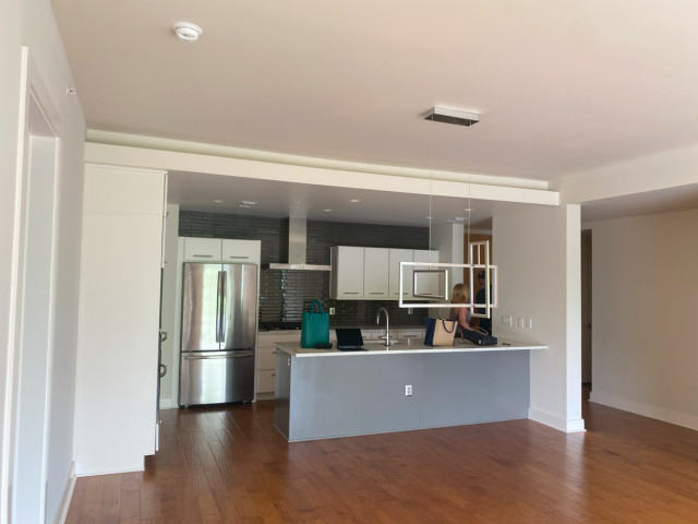 Kitchen/Lounge Before contemporary