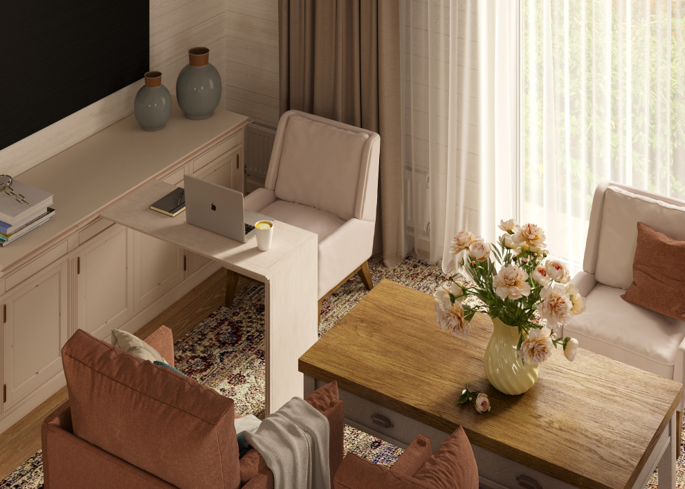 Гостиная в загородном доме