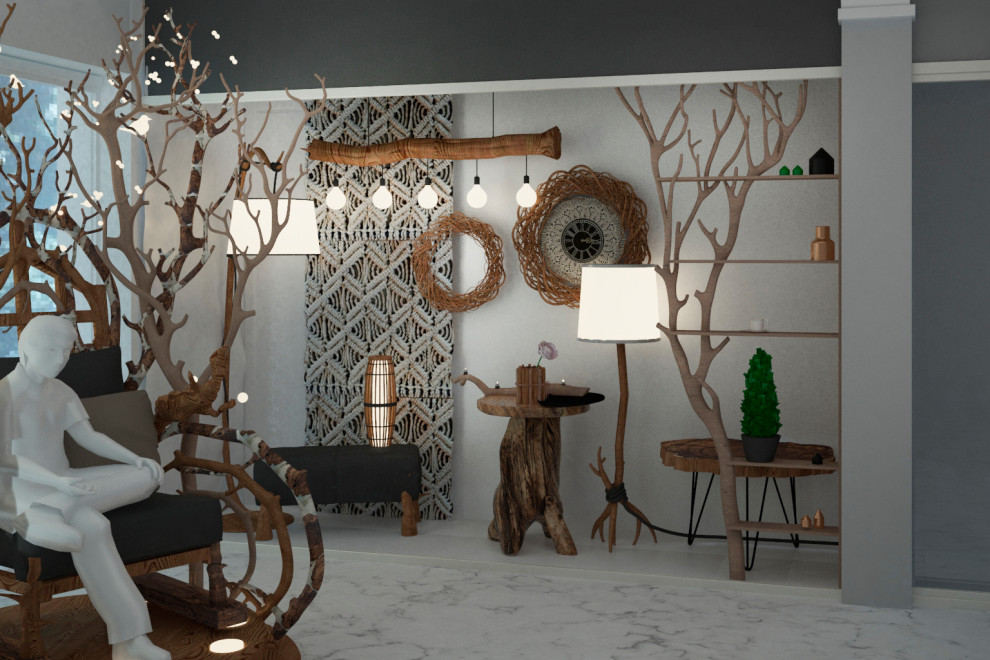 Проект витрины магазина экологической и Hand-Made-продукции