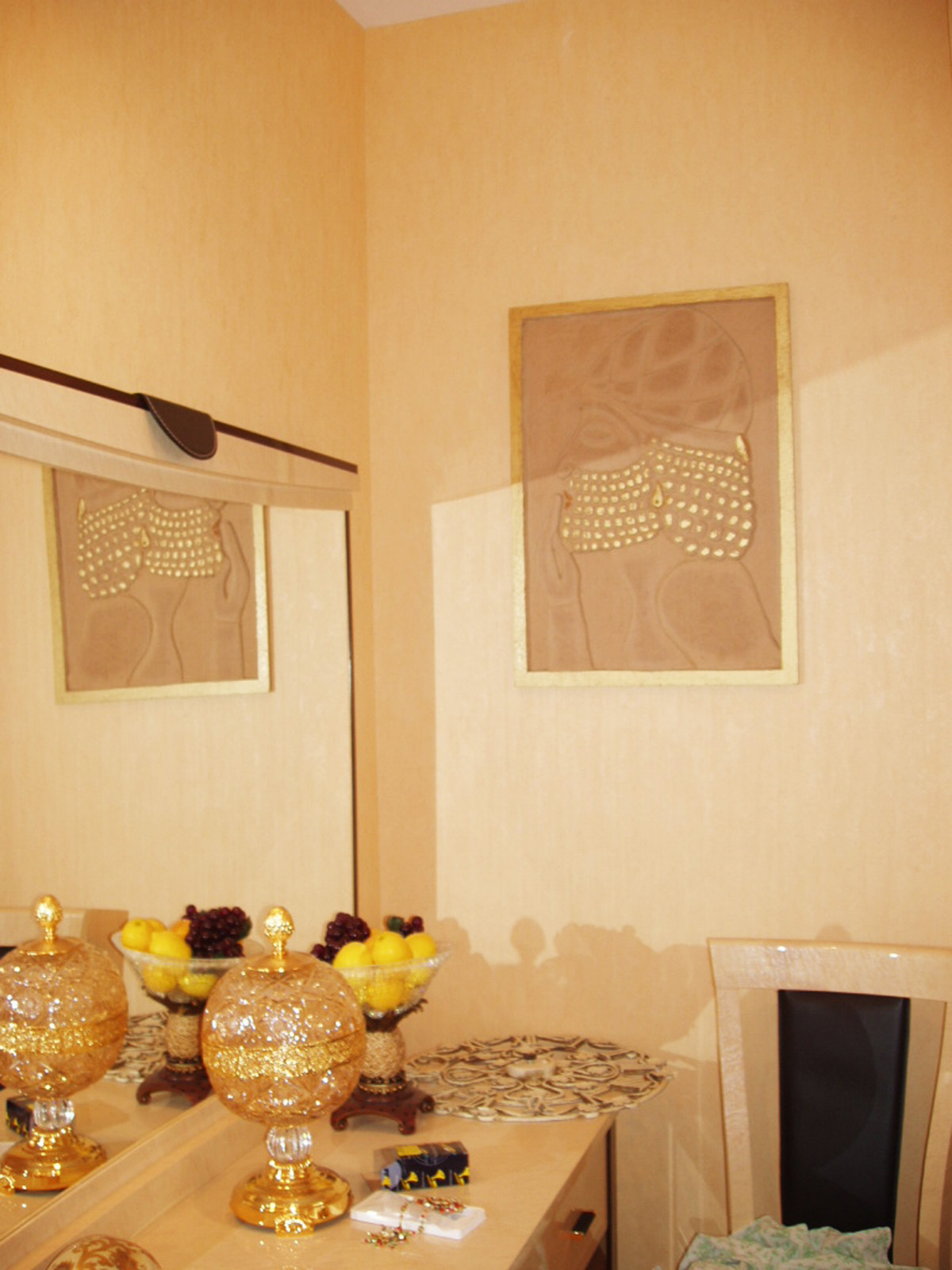 Golden autumn Cyrus - design in oriental style