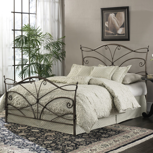 Papillon Brushed Bronze King Bed