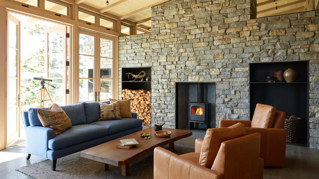 Hillside Sanctuary beach-style-living-room