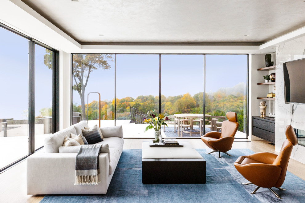 View of Lloyd Harbo New York - Contemporary - Living Room - New York - by JSE ...