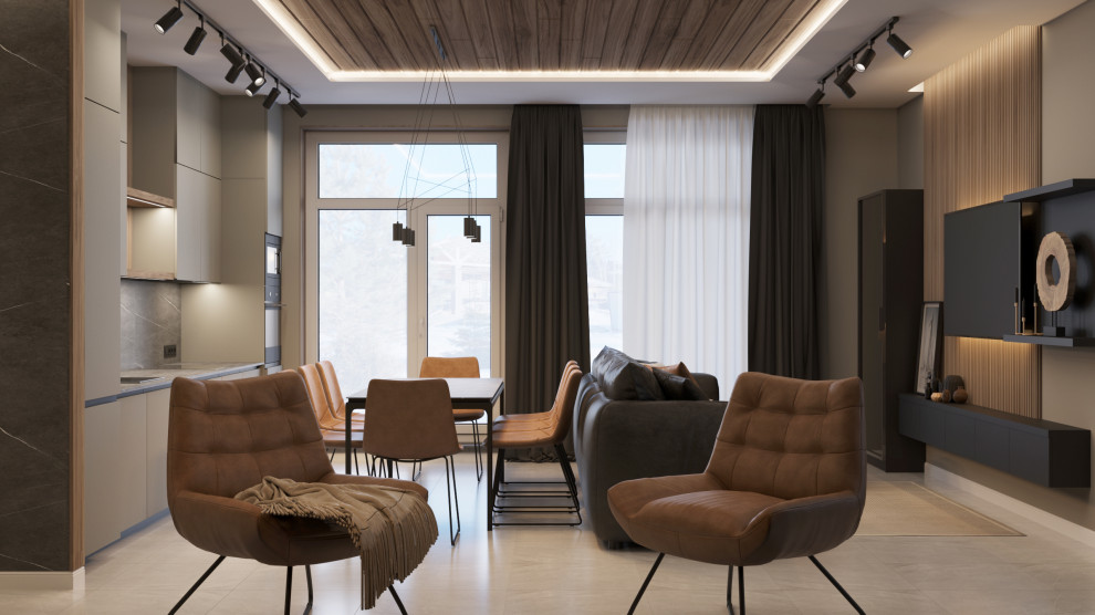 Дизайн проект Интерьера "Калиновка"