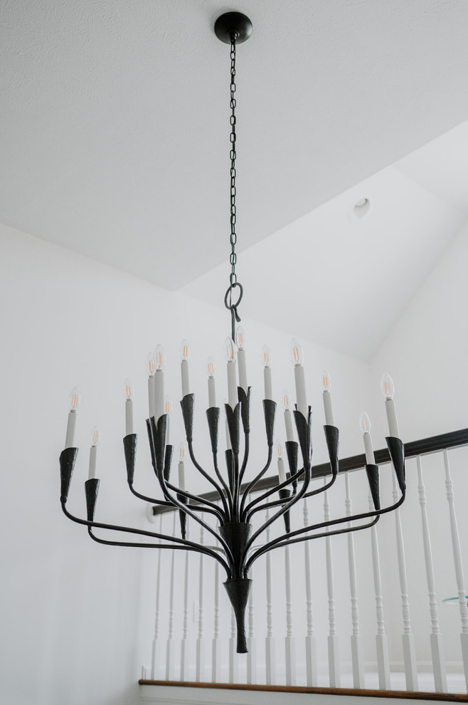 Transitional home design photo in Cleveland