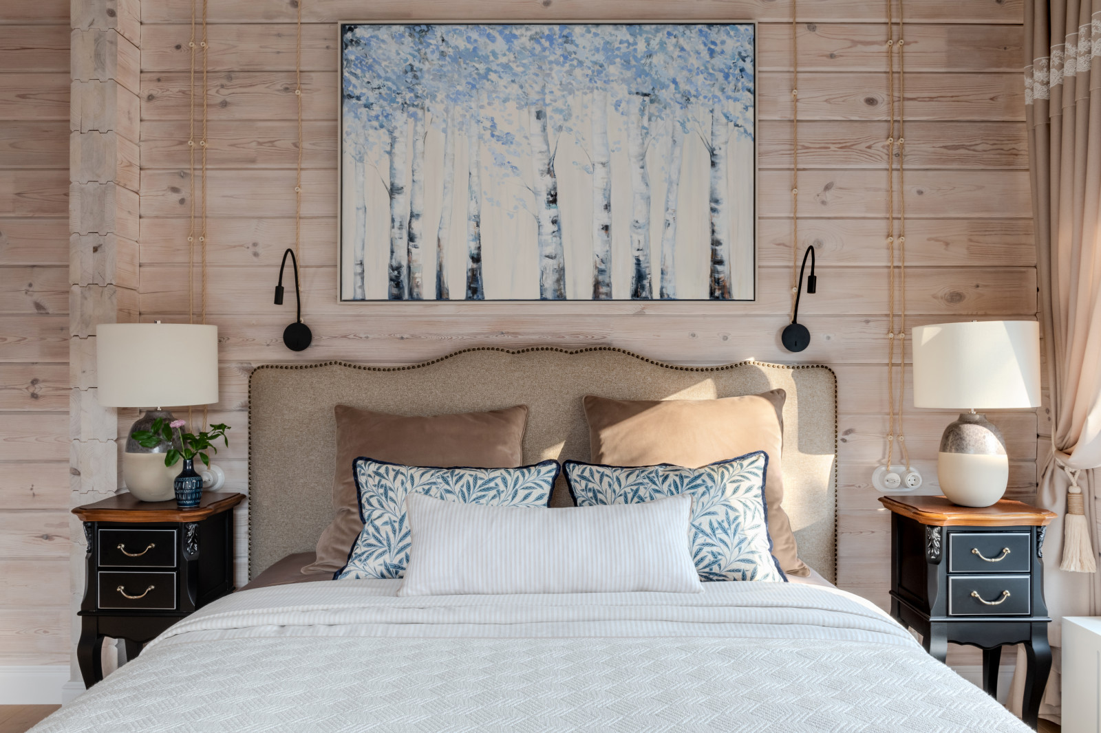 Интерьер деревянного дома