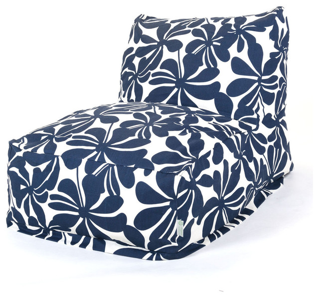 Outdoor Plantation Bean Bag Lounger Contemporary Outdoor Lounge