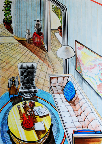 Дизайн интерьера. Эскизы