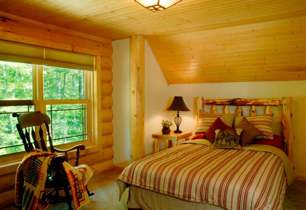 Photo of a country bedroom in Other.