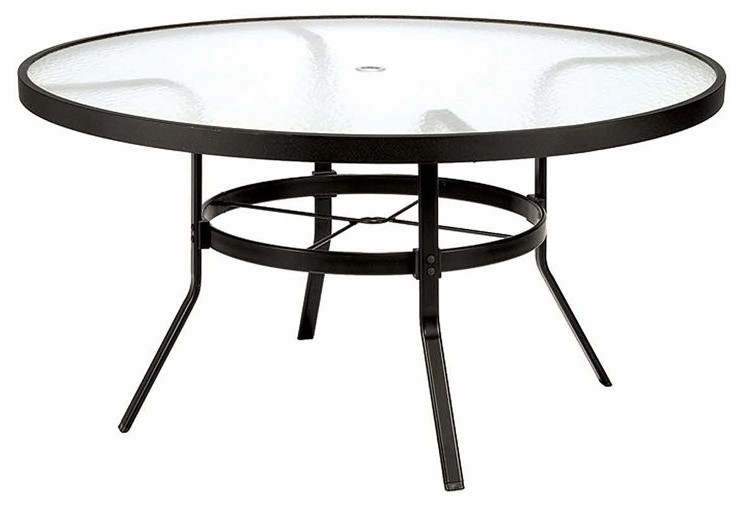 Winston 48 in. Obscure Glass Top Round Patio Dining Table - M8148RGU