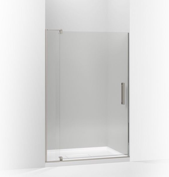 Kohler Revel Pivot Shower Door, 70"H X 43-1/8 - 48"W, Anodized Brushed Nickel
