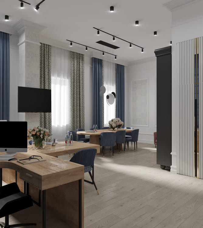 Офис 50 м² для Текстильной фабрики