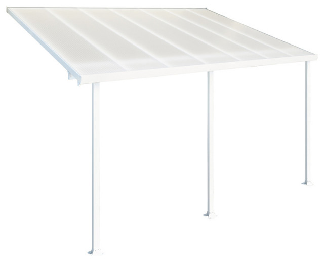 Palram Canopia Feria 10' x 14' Patio Cover White/White Modern