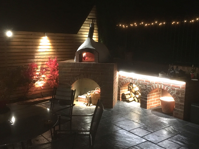 Fired Up courtyard