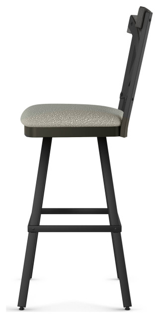 Snider Stool Amisco Snyder Counter and Bar Stool, Bar Height - Industrial - Bar ...